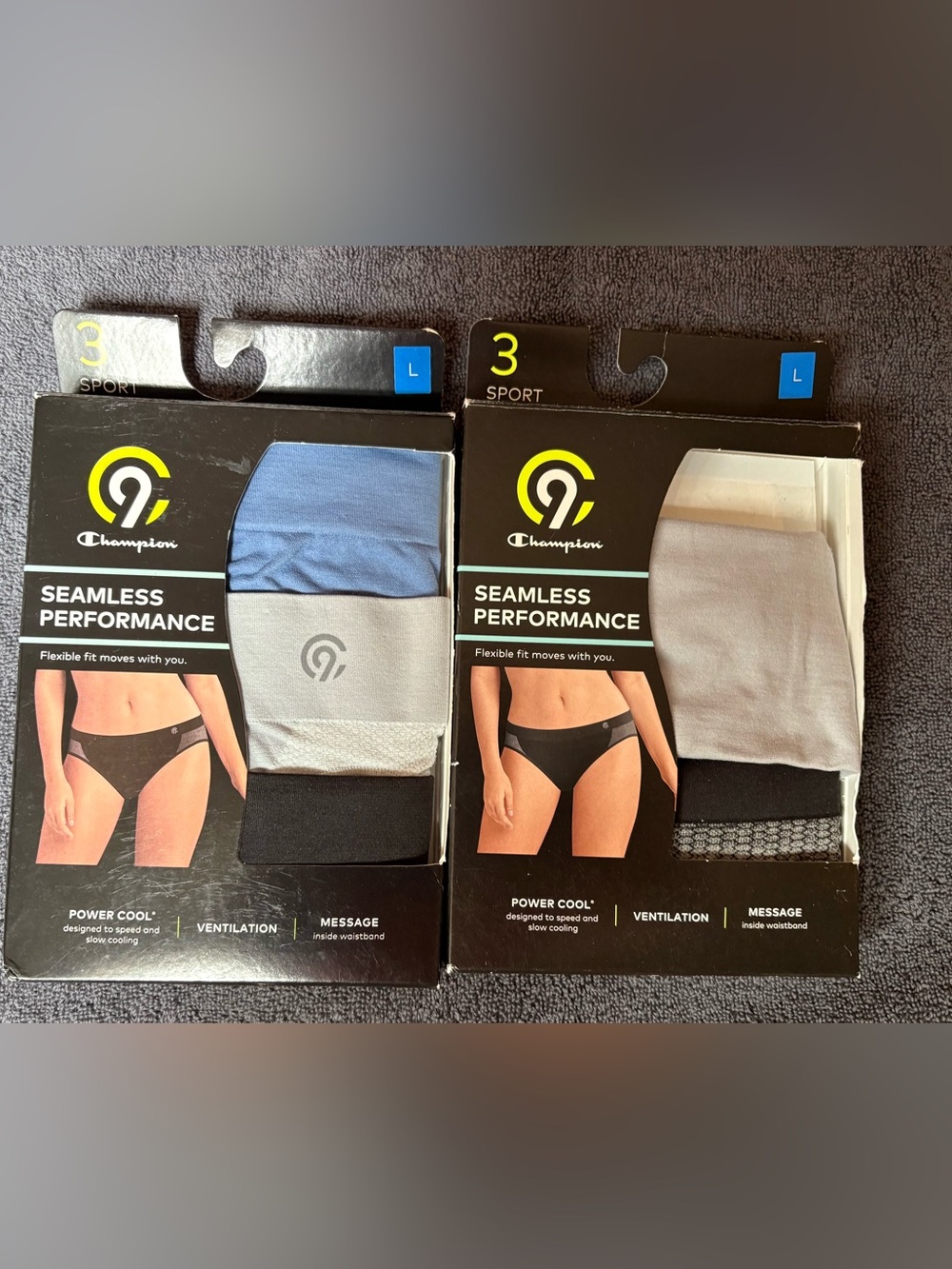 5 pair of NIB Women’s Champion Seamless Performance Sports Briefs